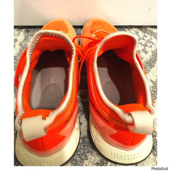 Adidas Adizero Ubersonic 4 Tennis Shoes Sneakers Solar Orange/Metallic Size 9.5 - Picture 4 of 6